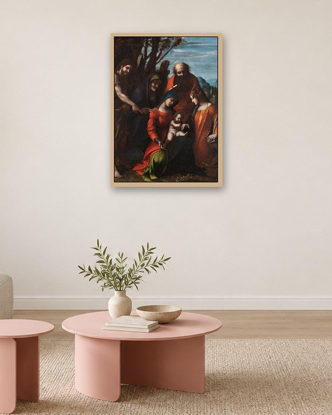 Renaissance Masters - Renaissance Masterpiece No. 404 - oak frame in a room