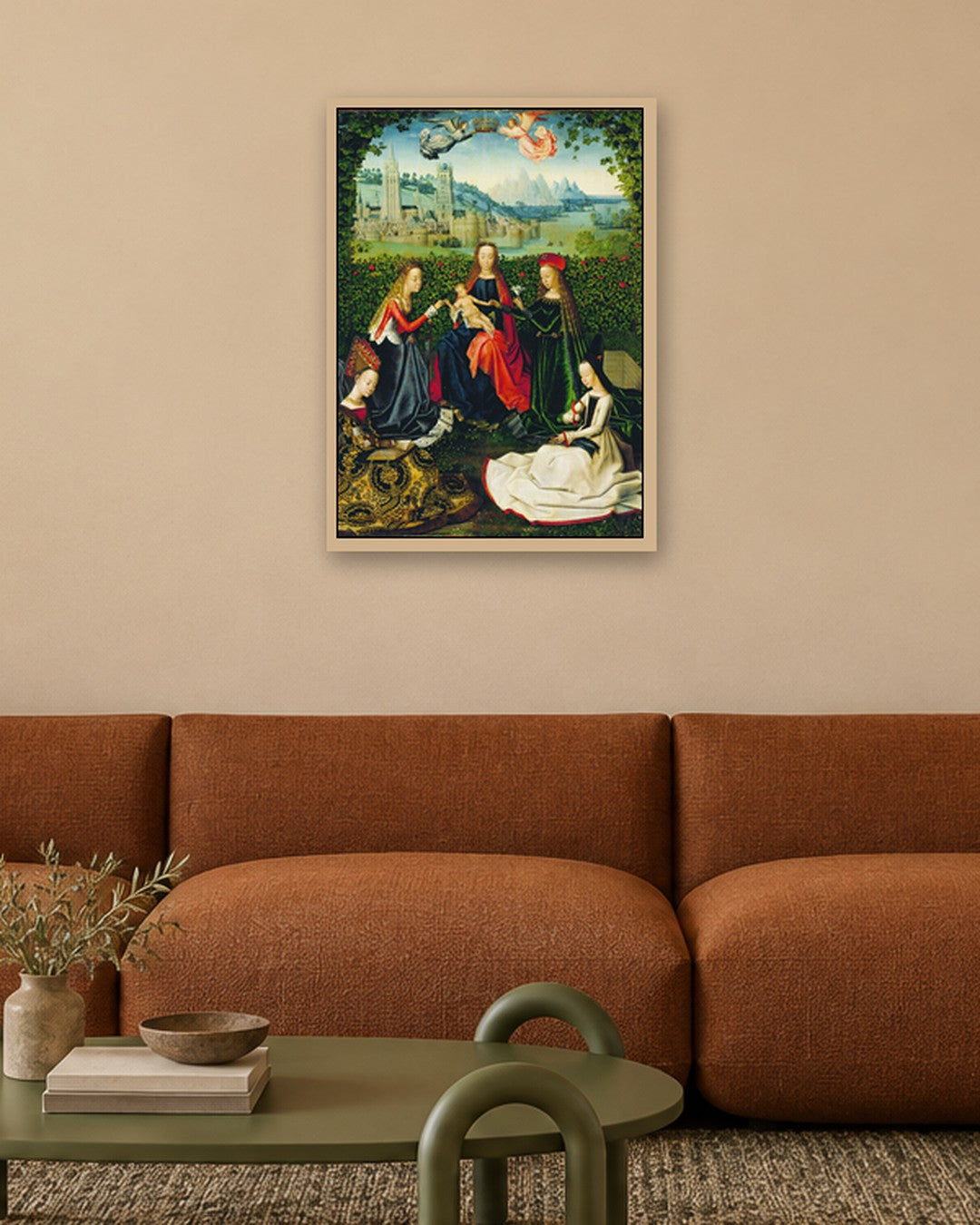 Renaissance Masters - Renaissance Masterpiece No. 402 - oak frame in a room