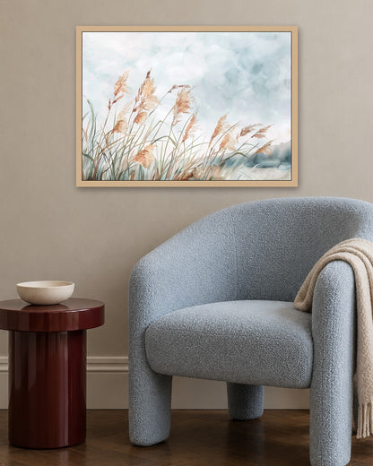 SENT Studio - Wildgrass Field No. 9 - oak frame in a room