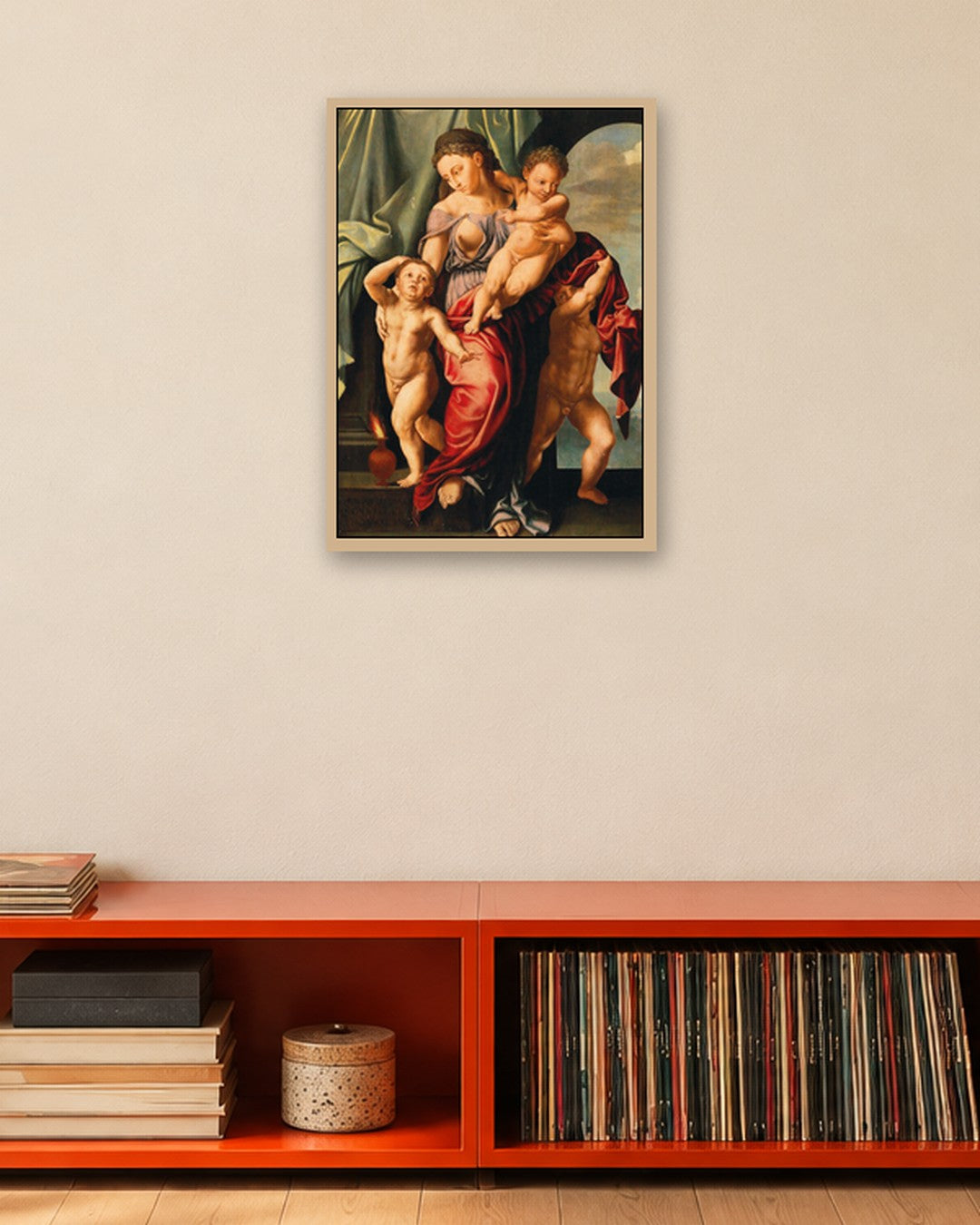 Renaissance Masters - Renaissance Masterpiece No. 425 - oak frame in a room