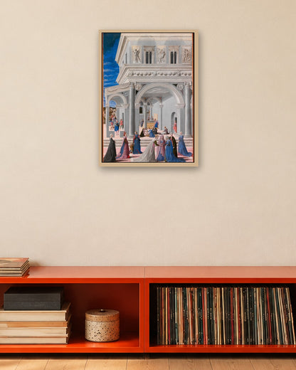 Renaissance Masters - Renaissance Masterpiece No. 166 - oak frame in a room