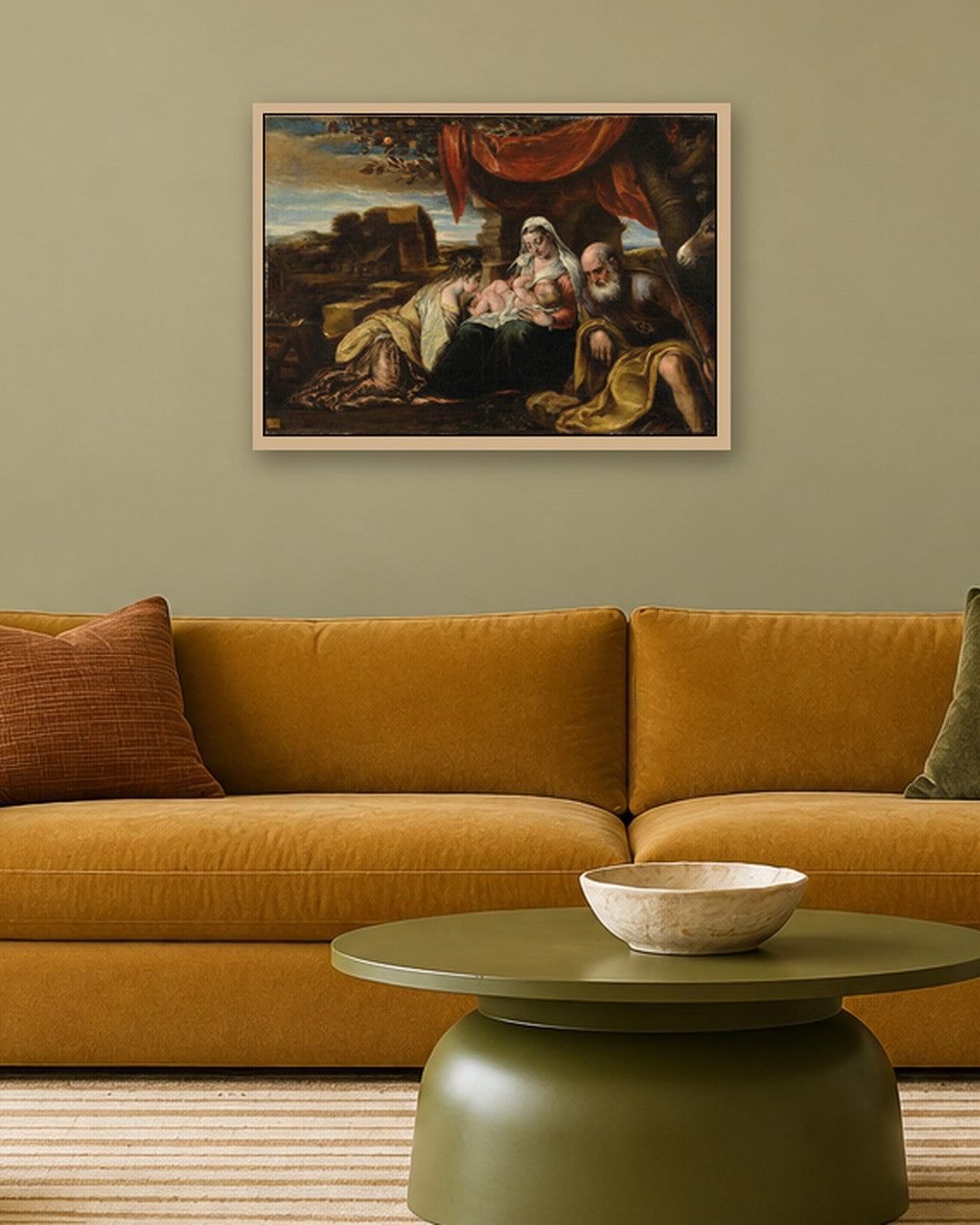 Renaissance Masters - Renaissance Masterpiece No. 411 - oak frame in a room