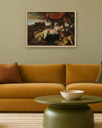 Renaissance Masters - Renaissance Masterpiece No. 411 - oak frame in a room