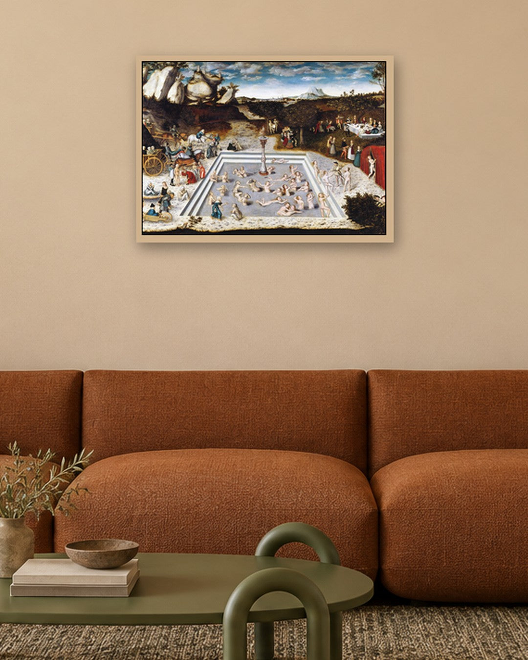 Renaissance Masters - Renaissance Masterpiece No. 275 - oak frame in a room