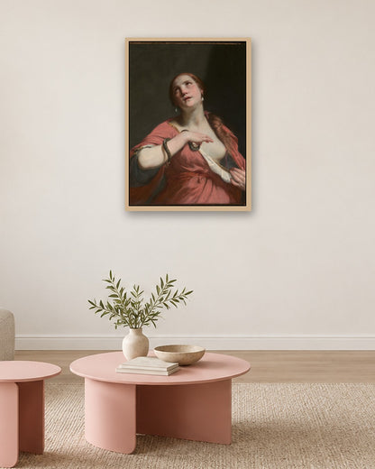 Renaissance Masters - Renaissance Masterpiece No. 148 - oak frame in a room