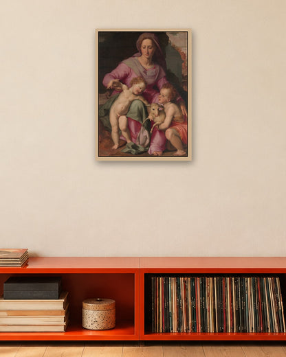 Renaissance Masters - Renaissance Masterpiece No. 129 - oak frame in a room