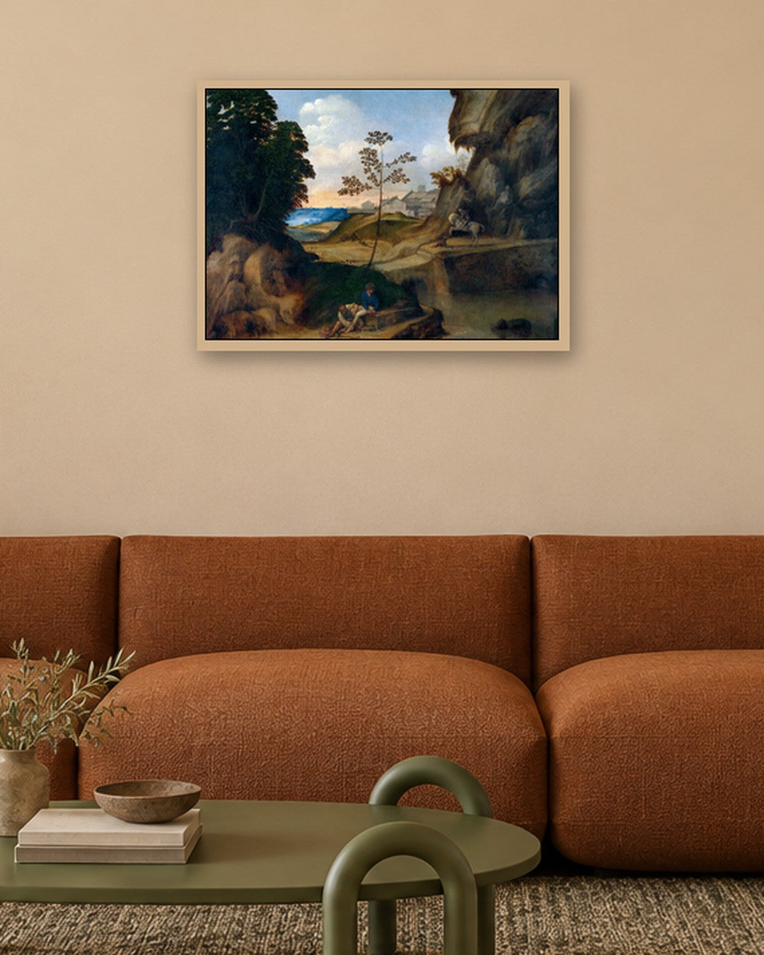 Renaissance Masters - Renaissance Masterpiece No. 282 - oak frame in a room