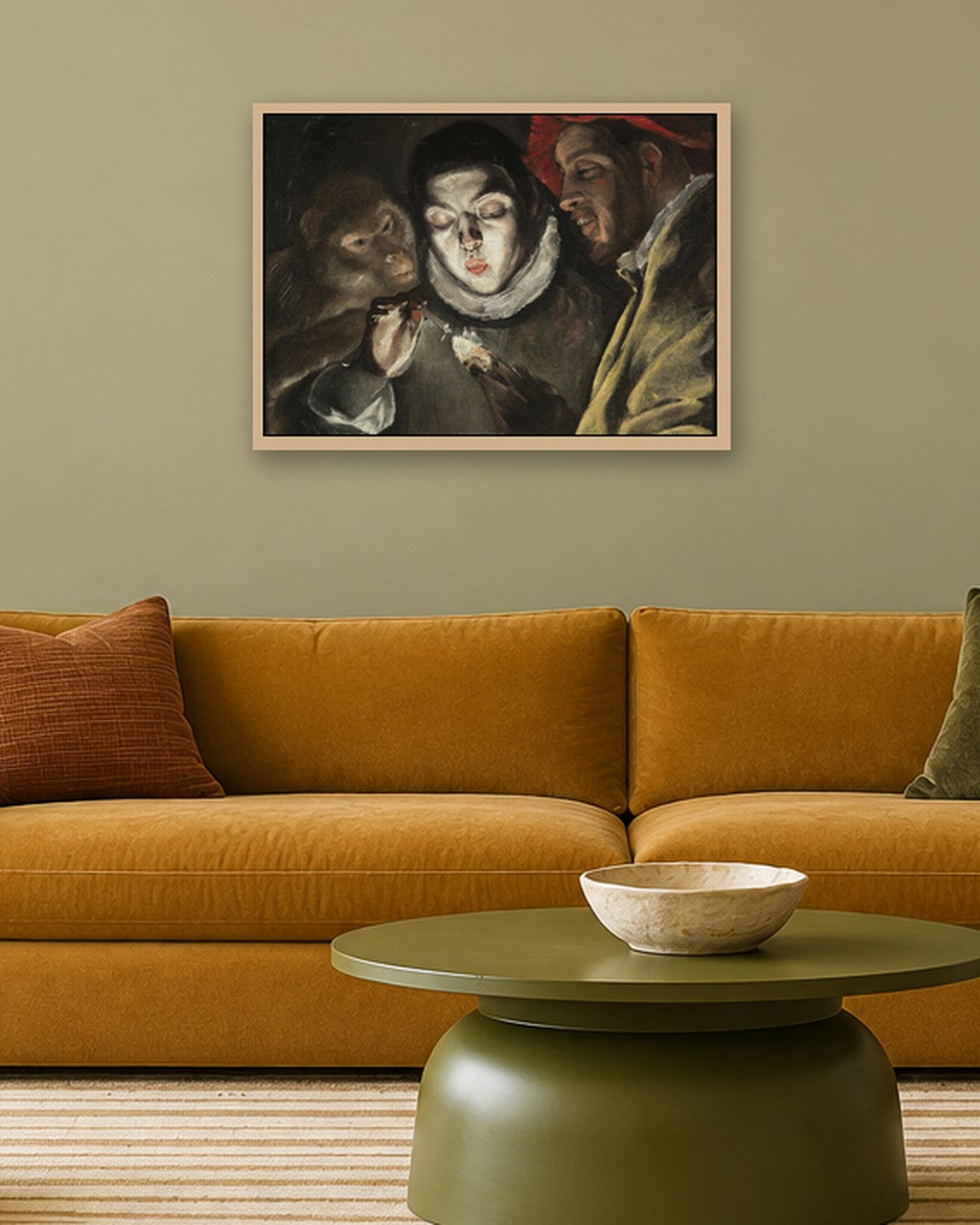 Renaissance Masters - Renaissance Masterpiece No. 346 - oak frame in a room