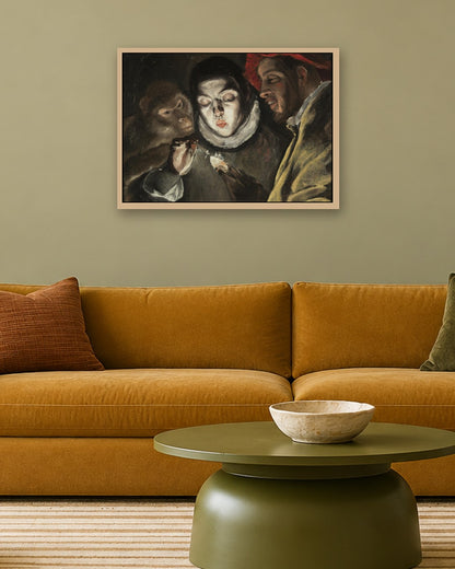 Renaissance Masters - Renaissance Masterpiece No. 346 - oak frame in a room
