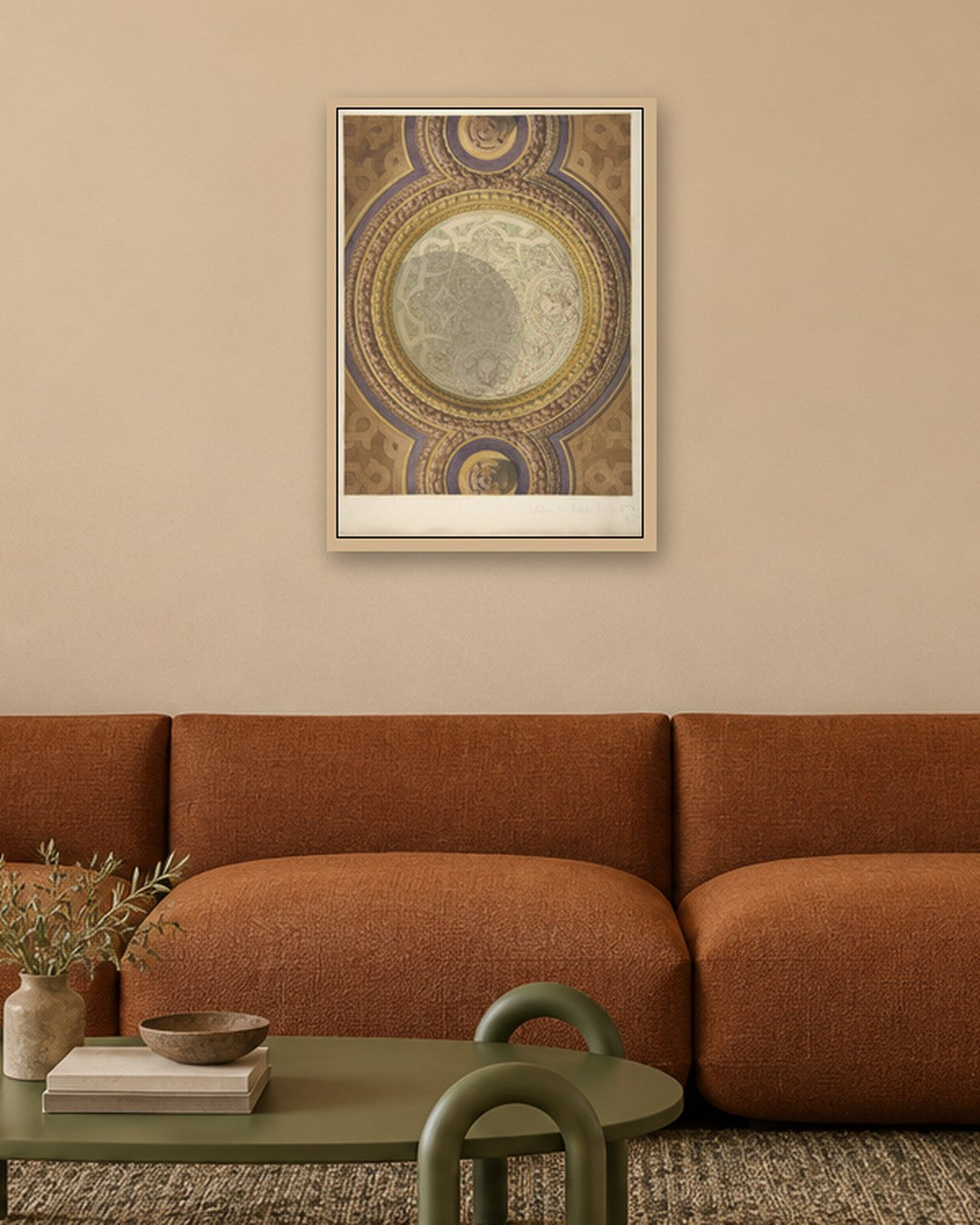 Renaissance Masters - Renaissance Masterpiece No. 142 - oak frame in a room