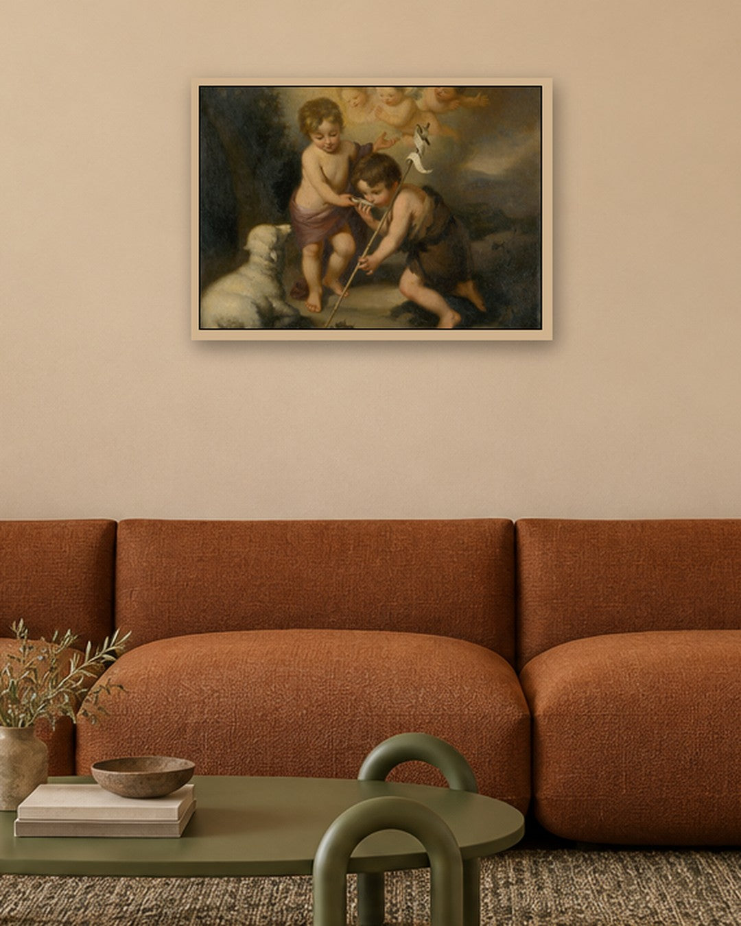 Renaissance Masters - Renaissance Masterpiece No. 198 - oak frame in a room