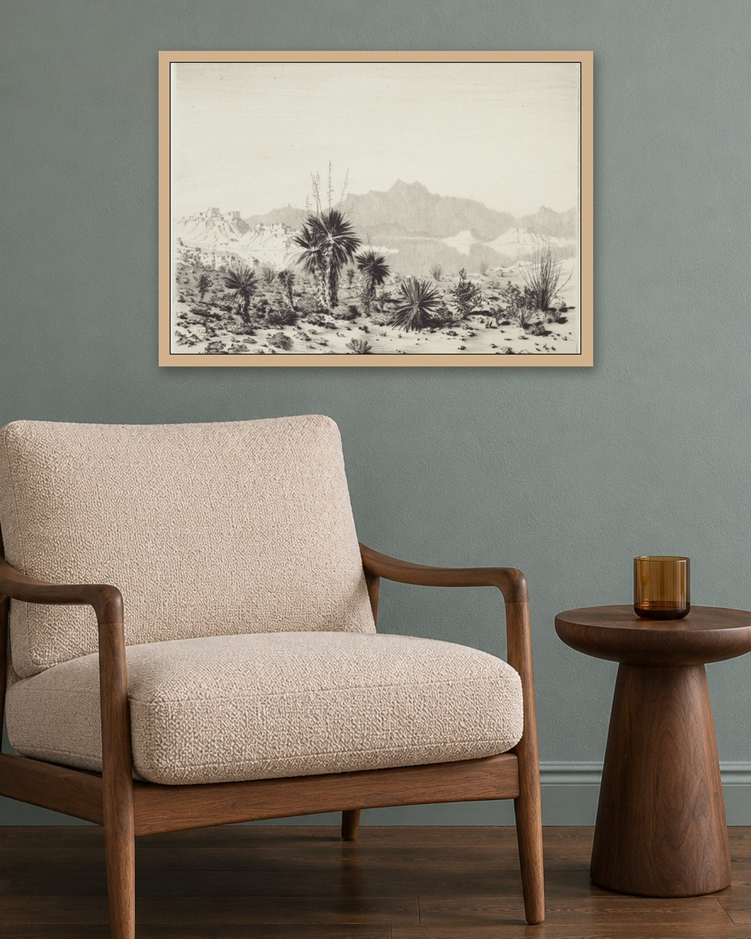 A Mirage, Arizona - oak frame in a room