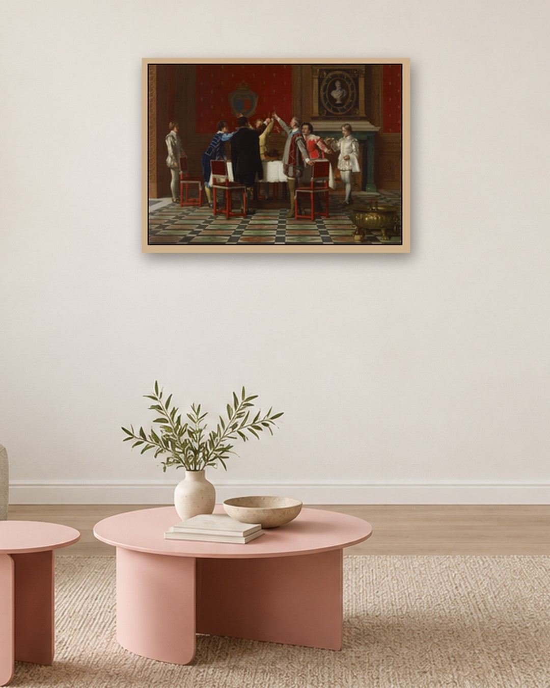 Renaissance Masters - Renaissance Masterpiece No. 75 - oak frame in a room