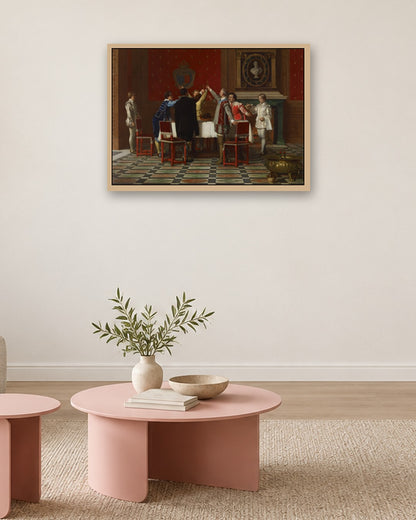 Renaissance Masters - Renaissance Masterpiece No. 75 - oak frame in a room