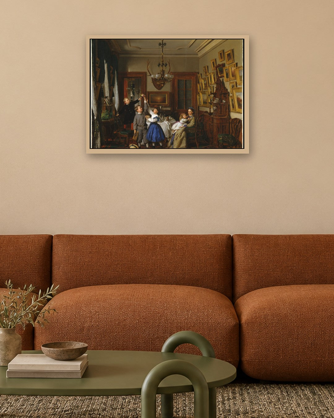 Renaissance Masters - Renaissance Masterpiece No. 143 - oak frame in a room