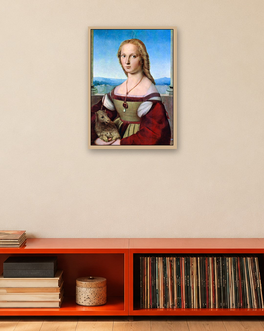 Renaissance Masters - Renaissance Masterpiece No. 299 - oak frame in a room