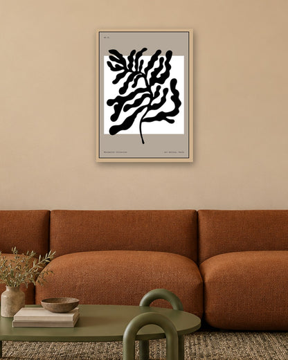 SENT Studio - Bohemian Poster No. 87 - oak frame in a room