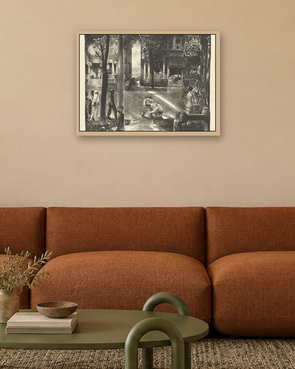 Sixteen East Gay Street - oak frame in a room