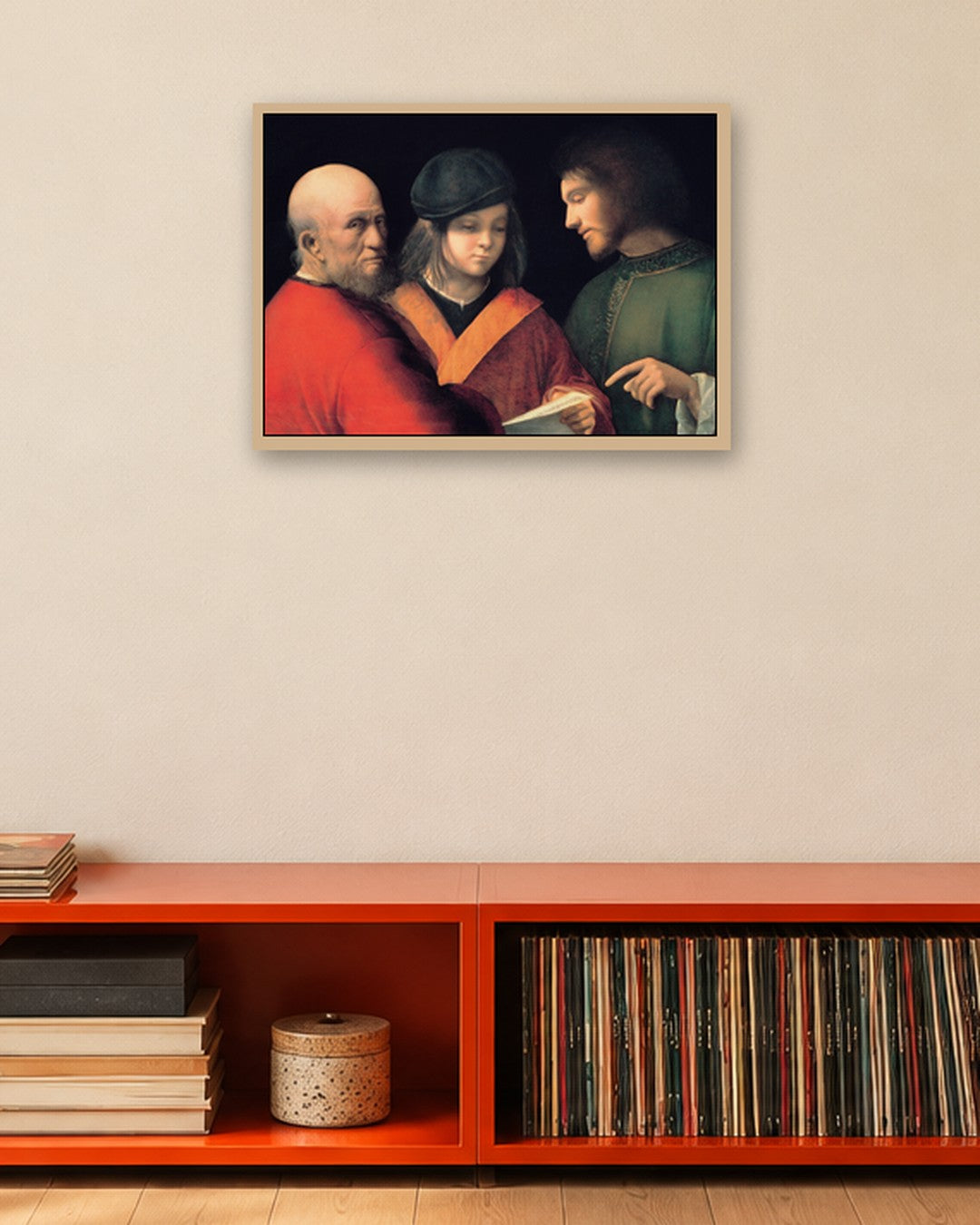 Renaissance Masters - Renaissance Masterpiece No. 286 - oak frame in a room