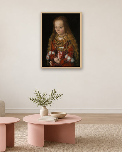 Renaissance Masters - Renaissance Masterpiece No. 215 - oak frame in a room