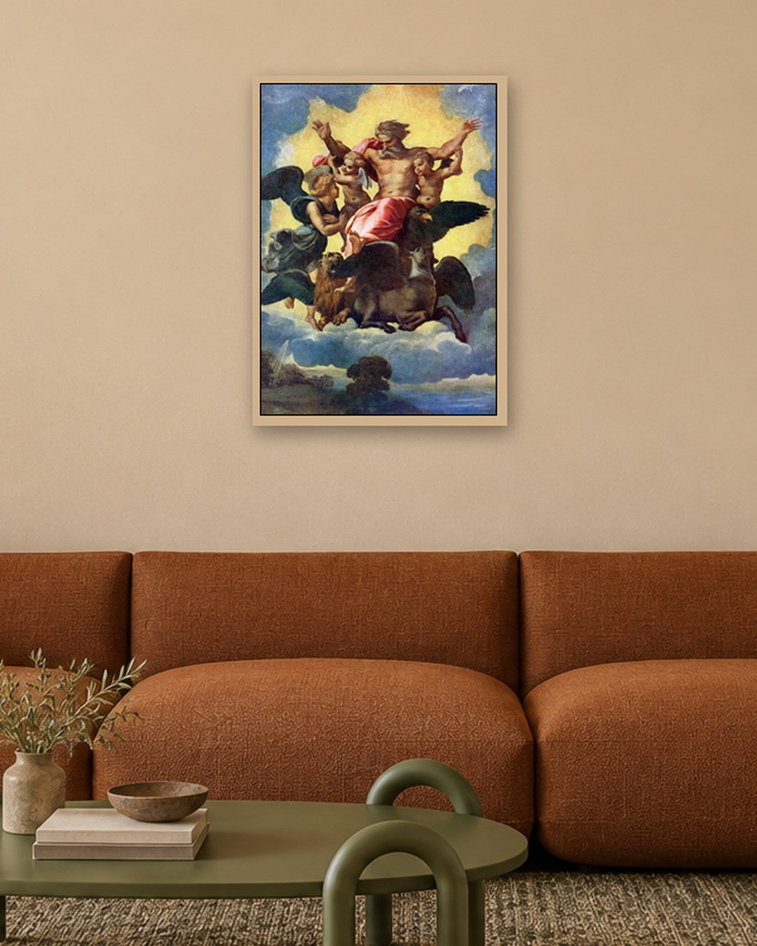 Renaissance Masters - Renaissance Masterpiece No. 327 - oak frame in a room