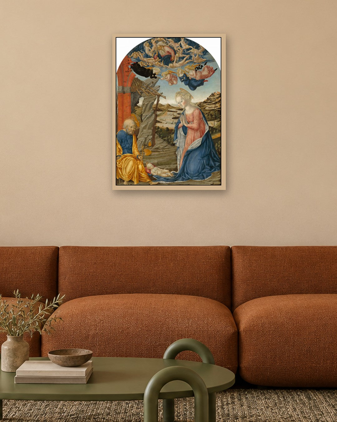 Renaissance Masters - Renaissance Masterpiece No. 221 - oak frame in a room