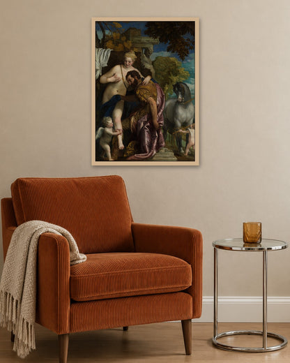Renaissance Masters - Renaissance Masterpiece No. 132 - oak frame in a room