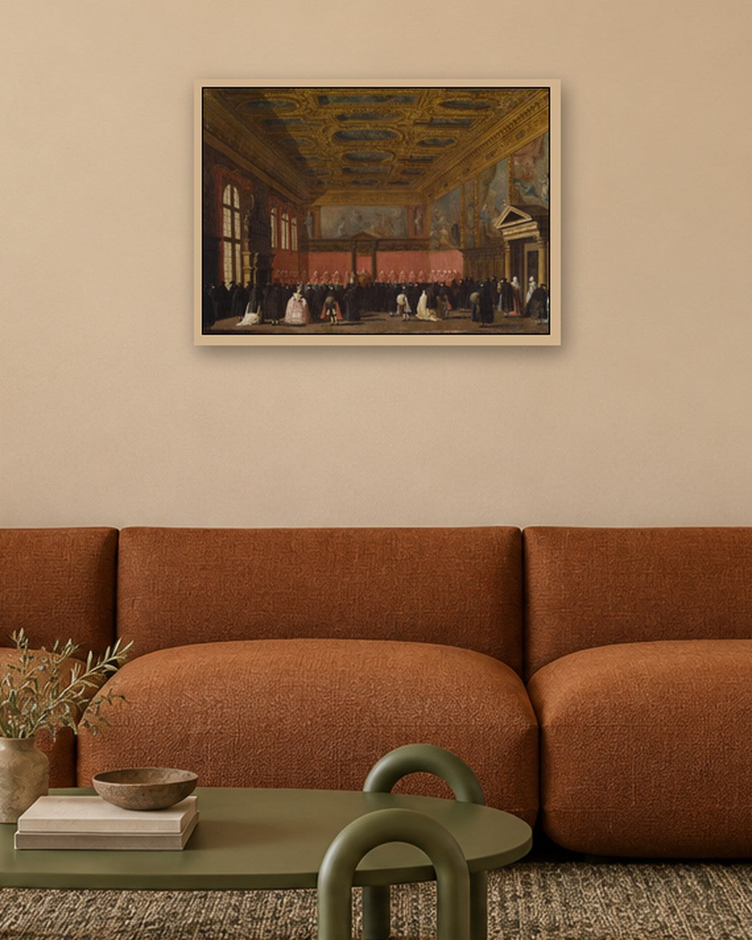 Renaissance Masters - Renaissance Masterpiece No. 69 - oak frame in a room