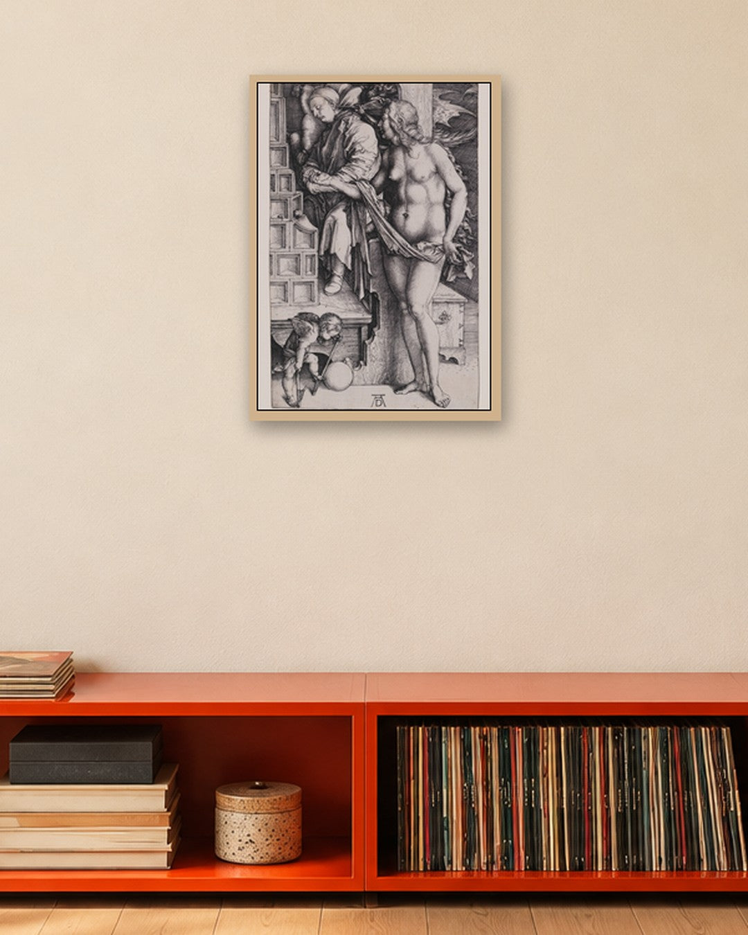 Renaissance Masters - Renaissance Masterpiece No. 121 - oak frame in a room