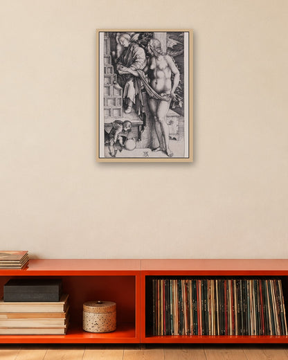 Renaissance Masters - Renaissance Masterpiece No. 121 - oak frame in a room