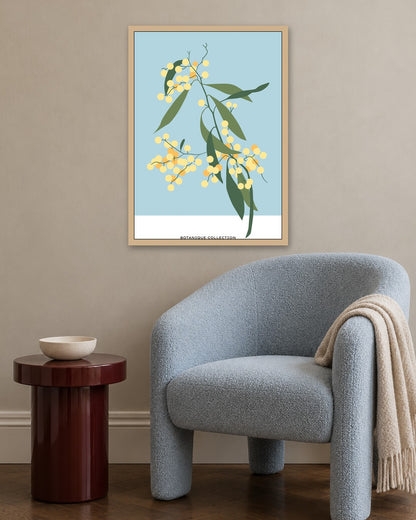 SENT Studio - Botanical Poster No. 10 - oak frame in a room
