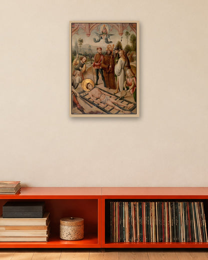 Renaissance Masters - Renaissance Masterpiece No. 123 - oak frame in a room