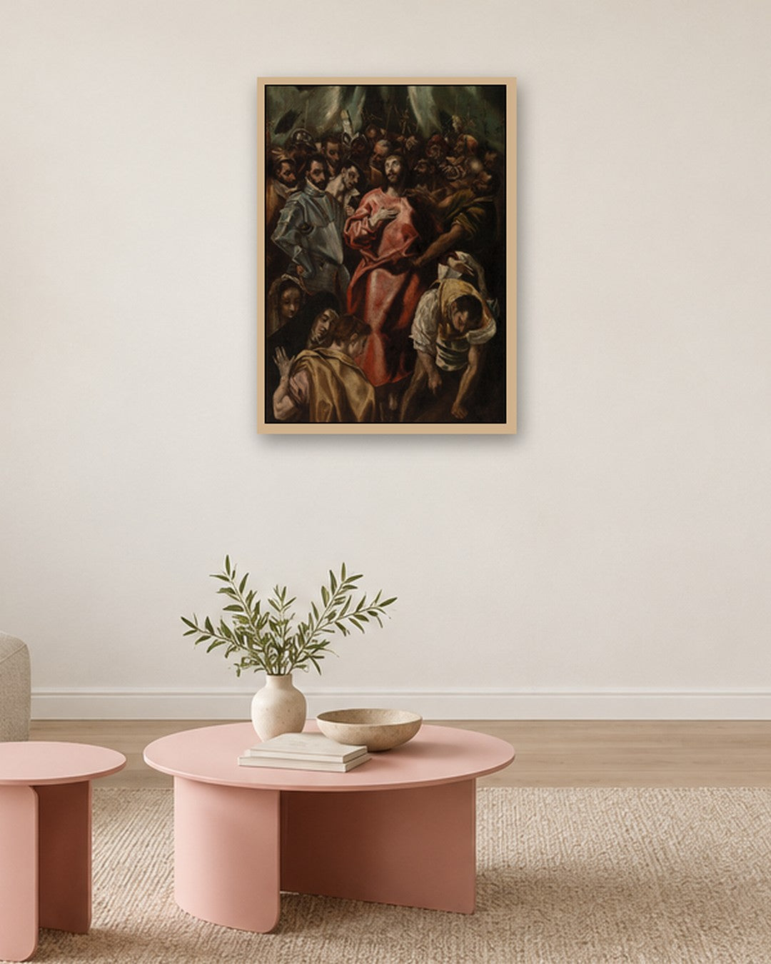 Renaissance Masters - Renaissance Masterpiece No. 126 - oak frame in a room