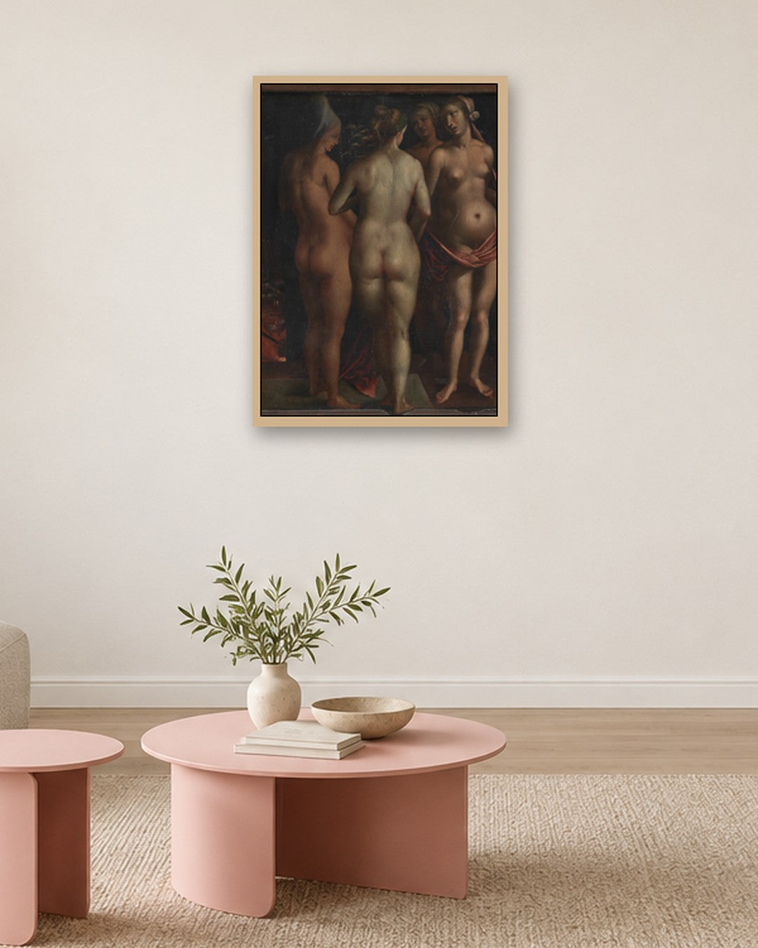 Renaissance Masters - Renaissance Masterpiece No. 187 - oak frame in a room