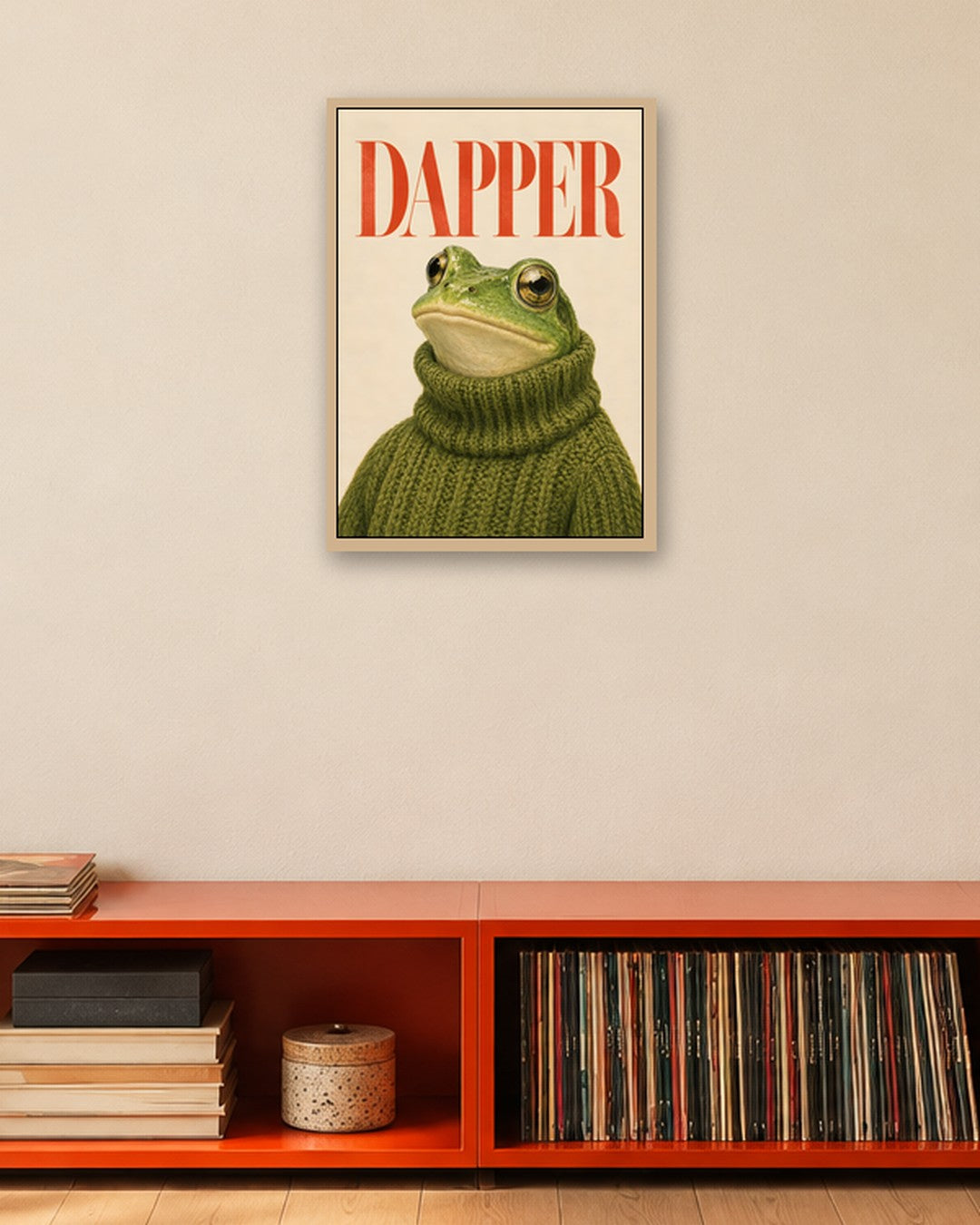 Paige Hilton - Dapper - oak frame in a room