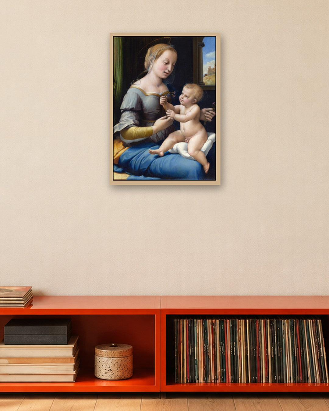 Renaissance Masters - Renaissance Masterpiece No. 318 - oak frame in a room