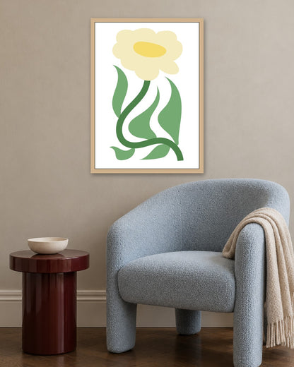 SENT Studio - Organic Cut-out No. 1 - oak frame in a room