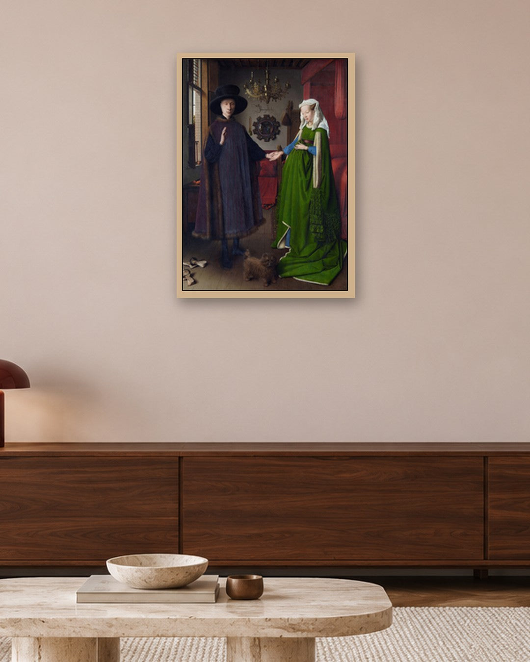 Renaissance Masters - Renaissance Masterpiece No. 256 - oak frame in a room