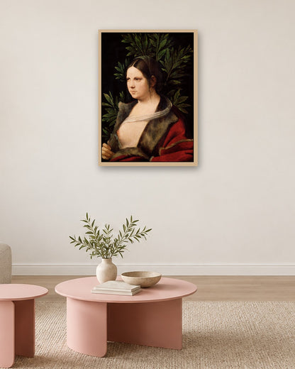 Renaissance Masters - Renaissance Masterpiece No. 283 - oak frame in a room