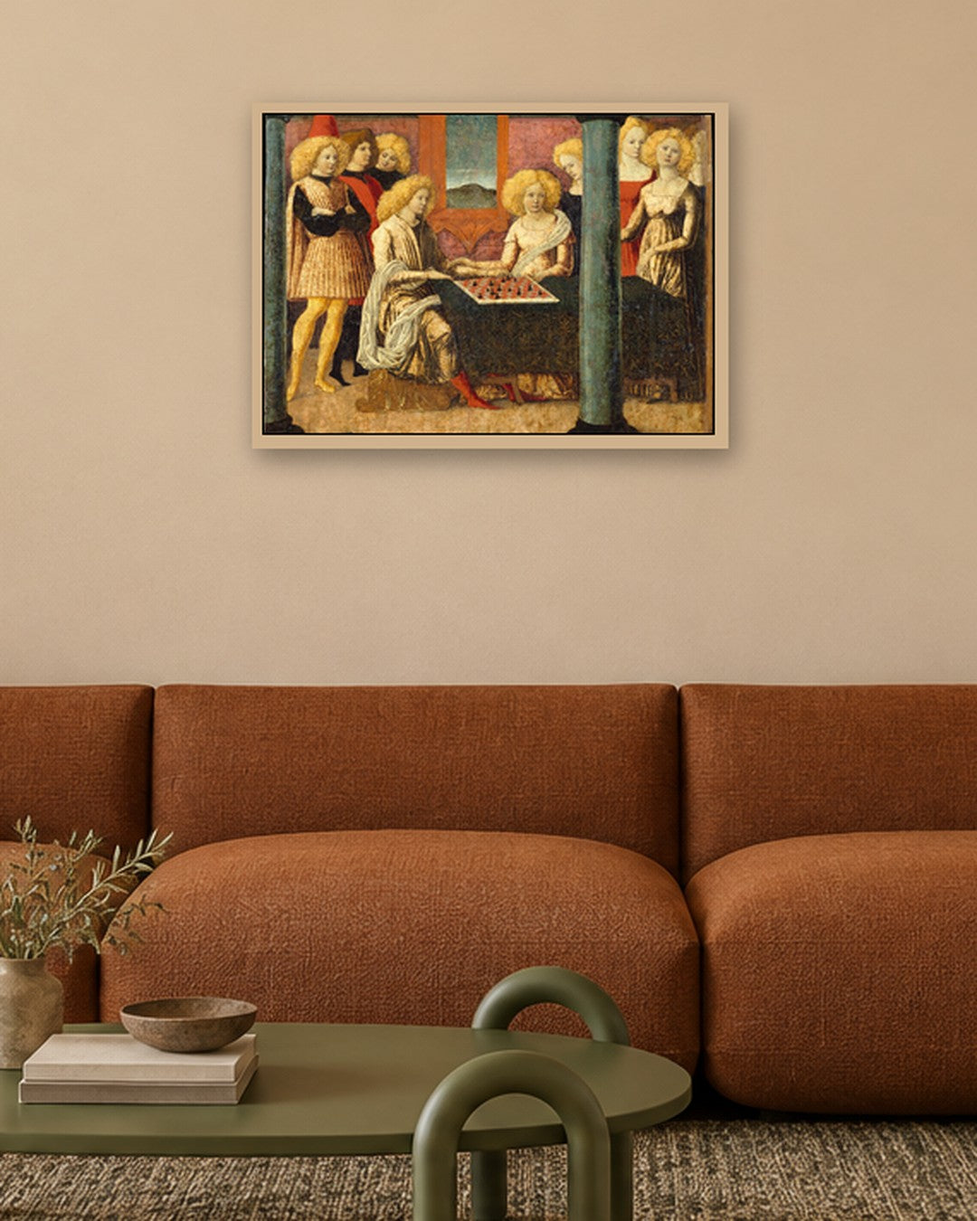 Renaissance Masters - Renaissance Masterpiece No. 135 - oak frame in a room