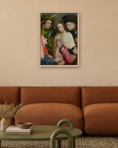 Hieronymus Bosch - Christ Mocked - oak frame in a room