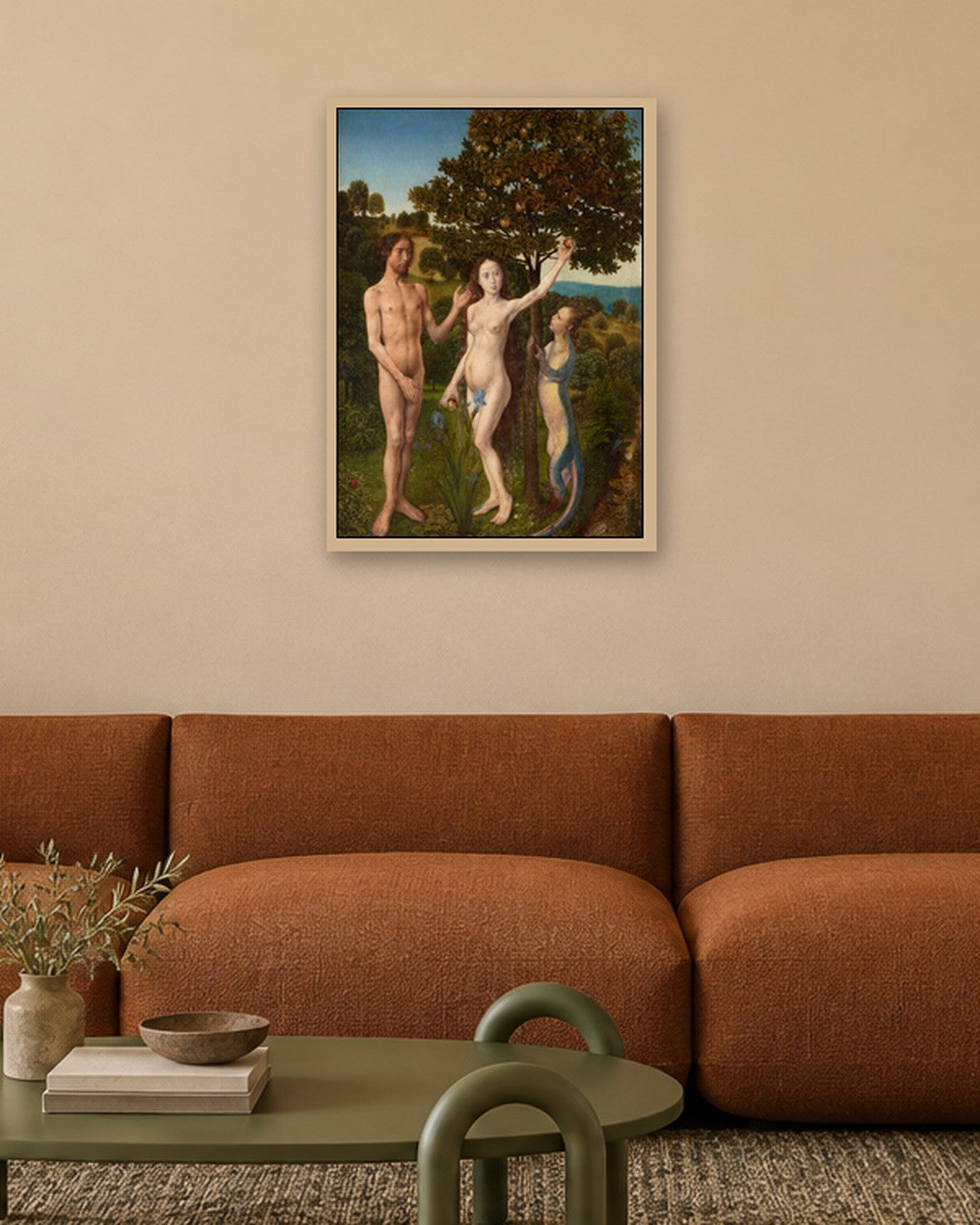 Renaissance Masters - Renaissance Masterpiece No. 36 - oak frame in a room