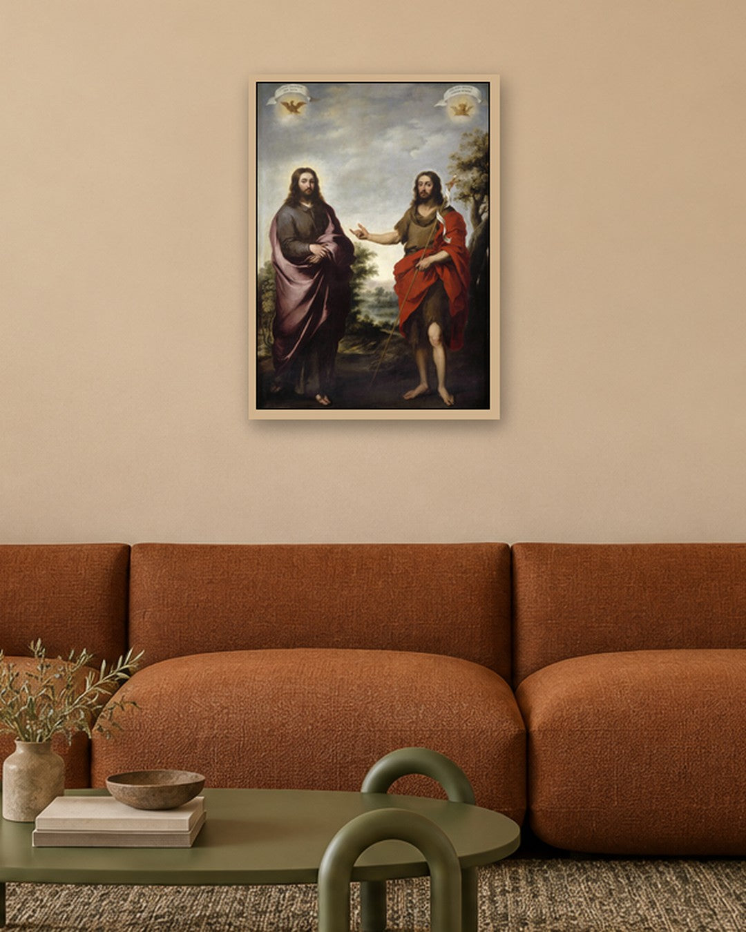Renaissance Masters - Renaissance Masterpiece No. 420 - oak frame in a room
