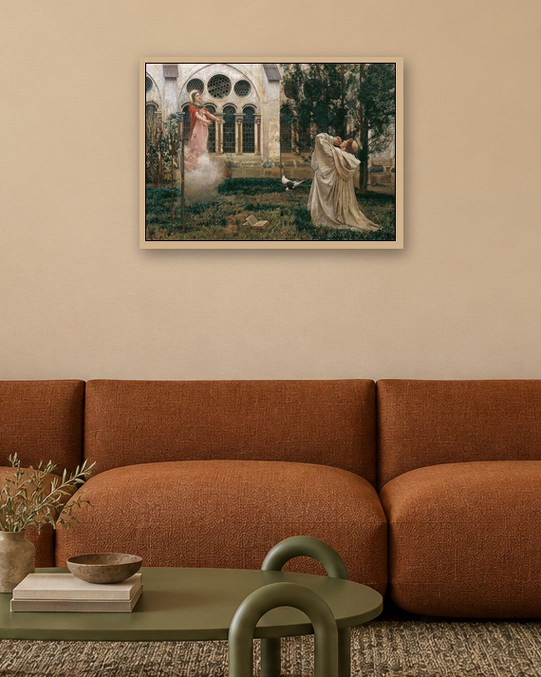 Renaissance Masters - Renaissance Masterpiece No. 397 - oak frame in a room