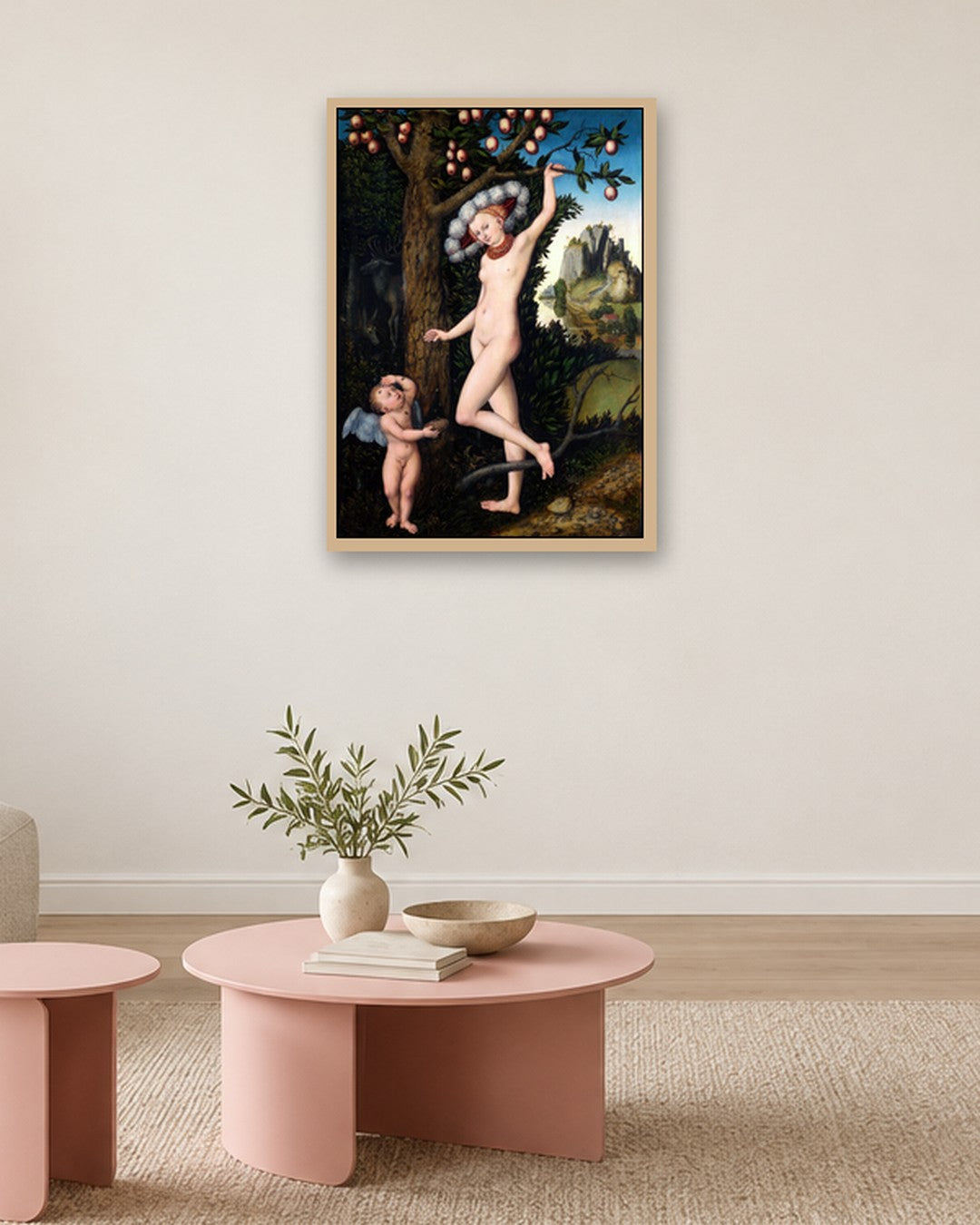 Renaissance Masters - Renaissance Masterpiece No. 274 - oak frame in a room