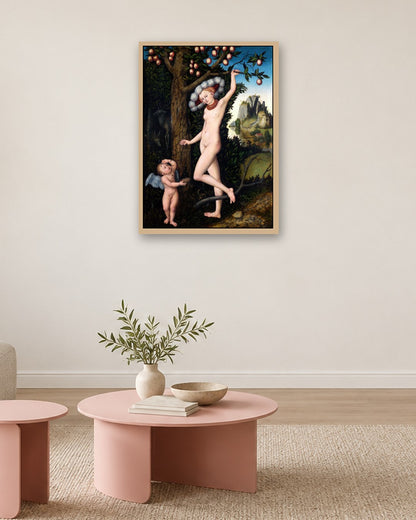 Renaissance Masters - Renaissance Masterpiece No. 274 - oak frame in a room