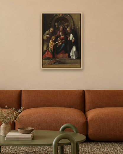 Renaissance Masters - Renaissance Masterpiece No. 410 - oak frame in a room
