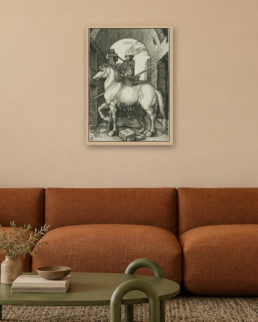 Renaissance Masters - Renaissance Masterpiece No. 179 - oak frame in a room