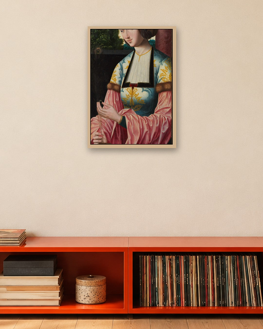 Renaissance Masters - Renaissance Masterpiece No. 112 - oak frame in a room