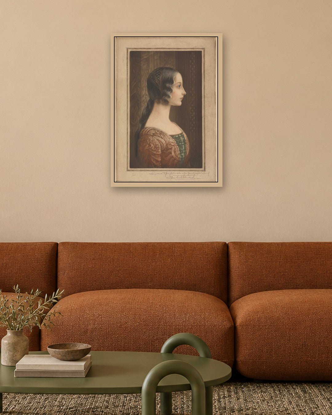 Renaissance Masters - Renaissance Masterpiece No. 127 - oak frame in a room